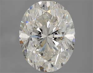 Picture of Natural Diamond 5.00 Carats, Oval with  Cut, I Color, I1 Clarity and Certified by GIA