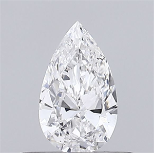 Picture of Natural Diamond 0.28 Carats, Pear with  Cut, E Color, SI2 Clarity and Certified by GIA