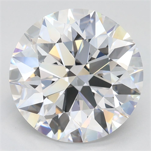Picture of Lab Grown Diamond 4.31 Carats, Round with Excellent Cut, D Color, VVS1 Clarity and Certified by GIA