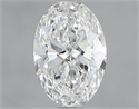 Natural Diamond 0.70 Carats, Oval with  Cut, E Color, VS1 Clarity and Certified by GIA
