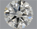 Natural Diamond 0.70 Carats, Round with Excellent Cut, J Color, VS1 Clarity and Certified by HRD