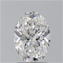Natural Diamond 2.03 Carats, Oval with  Cut, F Color, VS2 Clarity and Certified by GIA