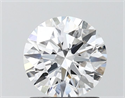 Lab Grown Diamond 1.25 Carats, Round with Ideal Cut, D Color, VVS1 Clarity and Certified by IGI