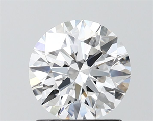 Picture of Lab Grown Diamond 1.25 Carats, Round with Ideal Cut, D Color, VVS1 Clarity and Certified by IGI