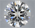 Lab Grown Diamond 6.00 Carats, Round with Excellent Cut, E Color, VVS2 Clarity and Certified by IGI