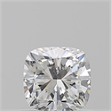 Natural Diamond 0.70 Carats, Cushion with  Cut, G Color, VVS1 Clarity and Certified by GIA