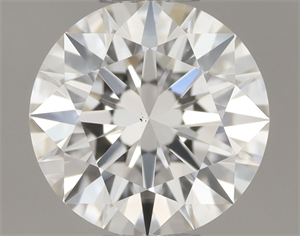 Picture of Natural Diamond 0.45 Carats, Round with Excellent Cut, I Color, VS2 Clarity and Certified by GIA