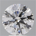 Lab Grown Diamond 4.03 Carats, Round with Ideal Cut, E Color, VVS2 Clarity and Certified by IGI