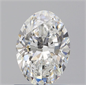 Diamante Natural 0.90 quilates, Ovalado , Color F, claridad VVS2 y certificado GIA