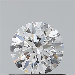 Foto Diamante Natural 0.60 quilates, Redondo , Color D, claridad IF y certificado GIA de