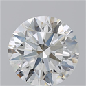 Natural Diamond 2.81 Carats, Round with Excellent Cut, I Color, SI2 Clarity and Certified by GIA