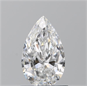 Natural Diamond 0.90 Carats, Pear with  Cut, E Color, VVS2 Clarity and Certified by GIA