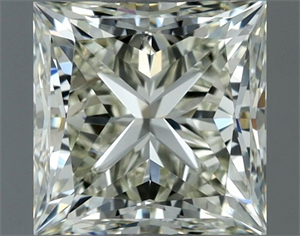 Picture of Natural Diamond 1.00 Carats, Princess with  Cut, K Color, SI1 Clarity and Certified by IGI