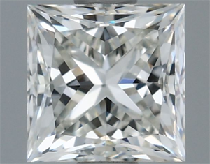Picture of Natural Diamond 0.70 Carats, Princess with  Cut, J Color, VS1 Clarity and Certified by GIA