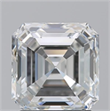 Diamante Natural 2.20 quilates, Asscher , Color H, claridad VVS2 y certificado GIA