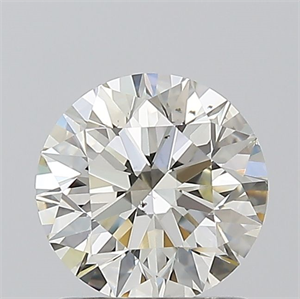 Picture of Natural Diamond 1.09 Carats, Round with Excellent Cut, L Color, SI1 Clarity and Certified by GIA