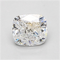 Diamante Natural 0.96 quilates, Del cojín , Color D, claridad SI2 y certificado GIA