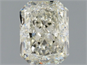 Natural Diamond 0.91 Carats, Radiant with  Cut, I Color, SI2 Clarity and Certified by HRD