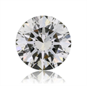 Natural Diamond 0.70 Carats, Round with Excellent Cut, J Color, SI2 Clarity and Certified by GIA