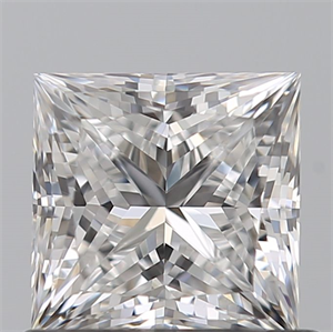 Foto Diamante Natural 0.91 quilates, Princesa , Color E, claridad VVS2 y certificado GIA de