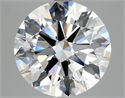 Lab Grown Diamond 4.82 Carats, Round with Ideal Cut, F Color, VS1 Clarity and Certified by IGI