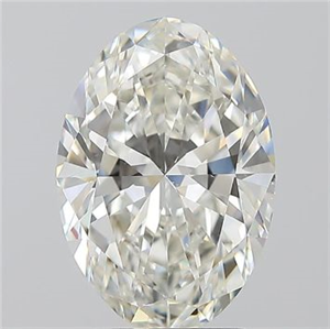 Picture of Natural Diamond 2.50 Carats, Oval with  Cut, I Color, VS2 Clarity and Certified by GIA