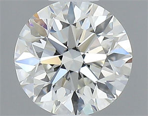 Picture of Natural Diamond 0.51 Carats, Round with Excellent Cut, I Color, VVS1 Clarity and Certified by GIA
