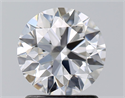 Diamante Natural 1.40 quilates, Redondo , Color D, claridad IF y certificado GIA