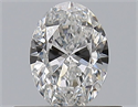 Natural Diamond 0.40 Carats, Oval with  Cut, E Color, SI1 Clarity and Certified by GIA