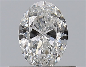 Foto Diamante Natural 0.40 quilates, Ovalado , Color E, claridad SI1 y certificado GIA de