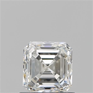 Picture of Natural Diamond 0.90 Carats, Asscher with  Cut, H Color, VVS1 Clarity and Certified by GIA