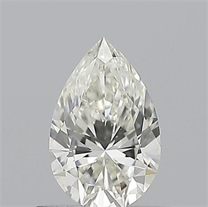 Picture of Natural Diamond 0.53 Carats, Pear with  Cut, J Color, VS1 Clarity and Certified by GIA