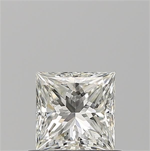 Picture of Natural Diamond 0.70 Carats, Princess with  Cut, J Color, VS1 Clarity and Certified by GIA