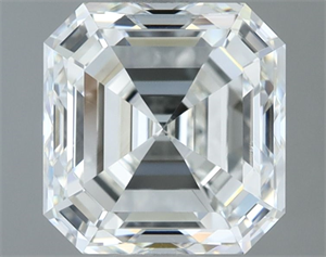 Foto Diamante Natural 2.02 quilates, Asscher , Color G, claridad VS1 y certificado IGI de