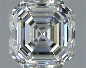 Foto Diamante Natural 1.18 quilates, Asscher , Color H, claridad VS2 y certificado GIA de