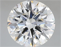 Lab Grown Diamond 5.08 Carats, Round with Ideal Cut, F Color, VVS2 Clarity and Certified by IGI