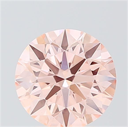 Picture of Lab Grown Diamond 2.04 Carats, Round with Ideal Cut, Fancy Intense Pink Color, VVS2 Clarity and Certified by IGI
