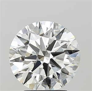 Picture of Lab Grown Diamond 3.10 Carats, Round with Ideal Cut, F Color, VS1 Clarity and Certified by IGI