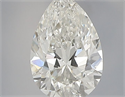 Natural Diamond 0.32 Carats, Pear with  Cut, G Color, SI1 Clarity and Certified by IGI