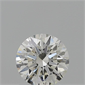 Natural Diamond 0.65 Carats, Round with Excellent Cut, I Color, VS1 Clarity and Certified by GIA