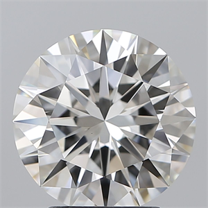 Picture of Natural Diamond 3.01 Carats, Round with Excellent Cut, G Color, VVS1 Clarity and Certified by GIA