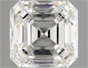 Natural Diamond 1.20 Carats, Asscher with  Cut, I Color, VVS1 Clarity and Certified by GIA
