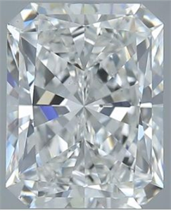 Picture of Natural Diamond 3.51 Carats, Radiant with  Cut, E Color, SI1 Clarity and Certified by GIA