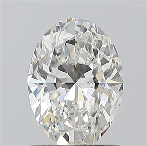 Picture of Natural Diamond 1.01 Carats, Oval with  Cut, G Color, VS1 Clarity and Certified by GIA