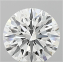 Lab Grown Diamond 3.55 Carats, Round with Ideal Cut, D Color, VVS1 Clarity and Certified by IGI