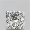 Natural Diamond 1.00 Carats, Princess with  Cut, G Color, IF Clarity and Certified by GIA