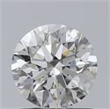 Natural Diamond 0.84 Carats, Round with Excellent Cut, I Color, SI1 Clarity and Certified by GIA