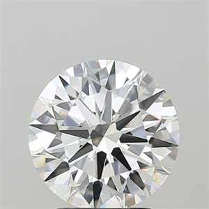 Picture of Lab Grown Diamond 3.03 Carats, Round with Ideal Cut, E Color, VVS2 Clarity and Certified by IGI