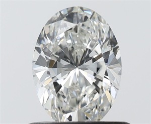Picture of Natural Diamond 0.70 Carats, Oval with  Cut, G Color, VS2 Clarity and Certified by IGI