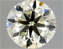 Natural Diamond 1.51 Carats, Round with Very Good Cut, L Color, VVS1 Clarity and Certified by HRD